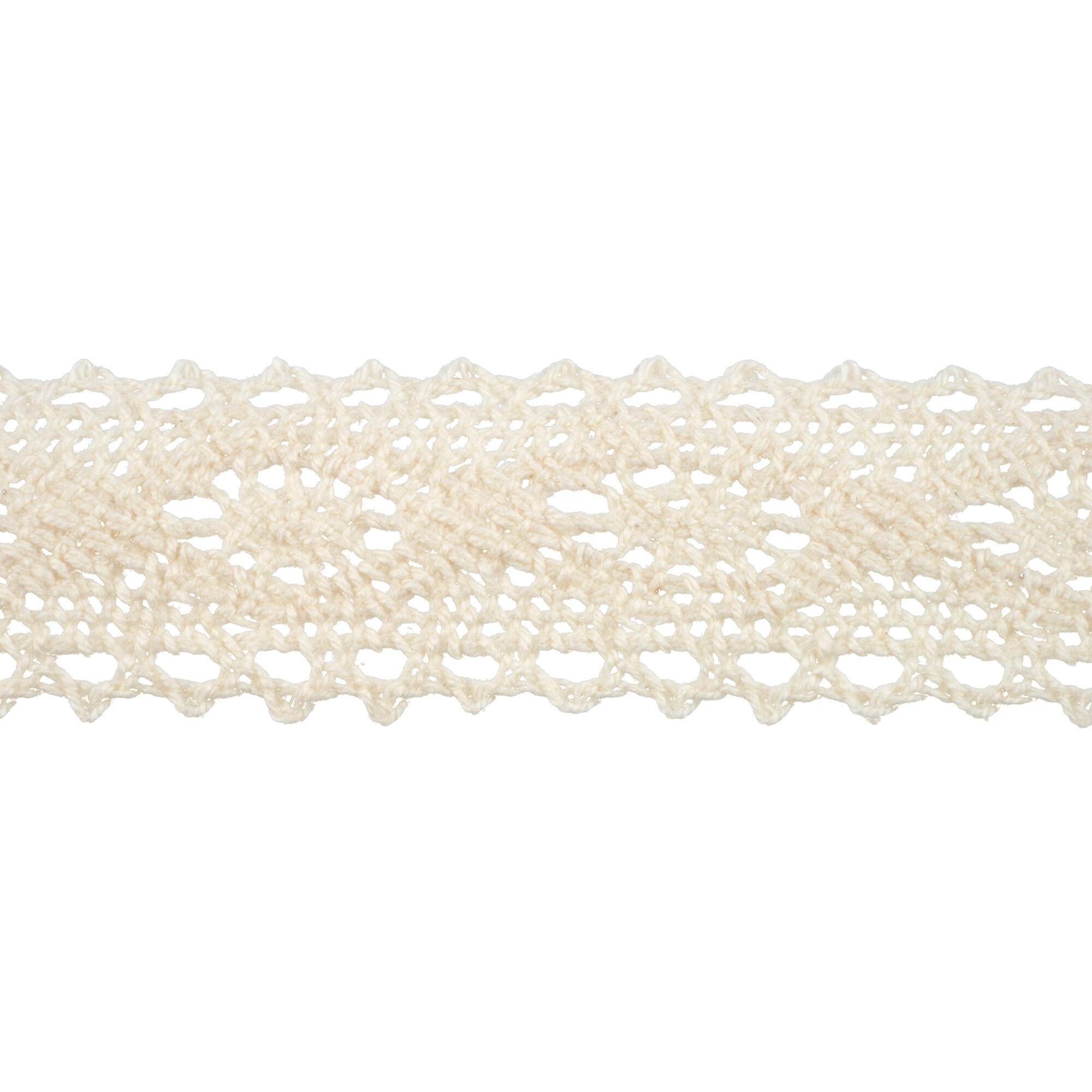 1" x 2yd. Lace Trim Ribbon by Celebrate It®